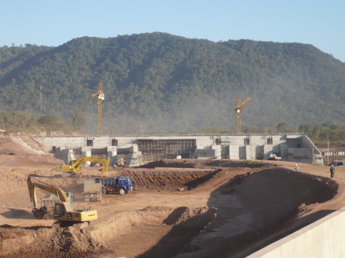 Nam Theun 2 dam construction site, Laos, 14th -20th January 2008. VW