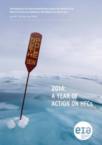 EIA Report - Front Cover - 2014 - A Year of Action on HFCs 827x1169