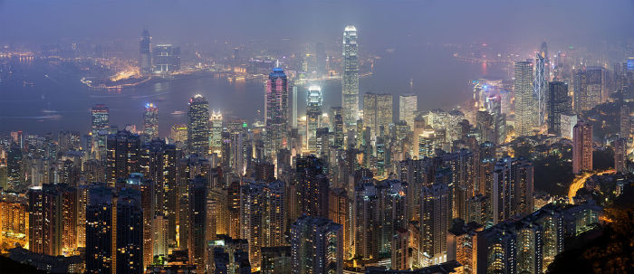 Hong Kong skyline, by Diliff